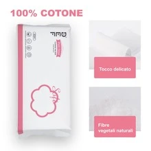 Lingettes nettoyantes jetables DEF (60 unités) pour le visage. Nettoyage délicat, douces et pratiques pour un usage quotidien. Idéales pour les routines de nettoyage. - Sans motif - Voir 3