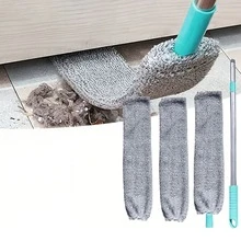 1 Set, Ultra-Fine Fiber Cleaning Brush With Extension Rod, Washable Dust Removal Cleaning Cloth, Extendable Gap Cleaner, Wet Dry Dual-Use Cleaning Brush, Multifunctional Dust Removal Brush, Suitable For Cleaning The Bottom Of Sofas, Beds, And Furniture. Cleaning Tools (Due To Different Batches Of Production, The Design And Color Of The Handle Plastic Parts May Vary, And We Apologize For Any Inconvenience Caused.) - Multicolor - View 9