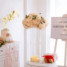 Giá đỡ hoa tròn trong suốt bằng acrylic, vật trang trí trung tâm bàn ăn, giá đỡ hoa acrylic, trang trí đám cưới trang nhã, vật trang trí trung tâm bàn hình học, dùng cho đám cưới, tiệc sinh nhật, trang trí bàn ăn. - Nhiều màu - Xem 3