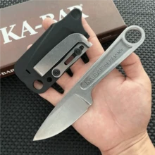 Tactical Outdoor Survival Knife Kydex Sheath | Multi-Function Camping/Pocket/Fruit Knife | Holiday Gift Collectible Blade - Multicolor - View 9