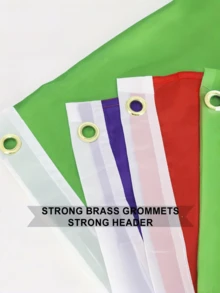 1条150厘米x90厘米六色彩虹骄傲派对横幅，色彩鲜艳，防紫外线褪色，帆布横幅顶部和黄铜扣眼，非常适合骄傲月/多元化活动/LGBTQ+平等庆祝活动和派对装饰 - 彩色 - 查看 3