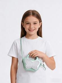 New Sequin Butterfly Girls' Crossbody Bag, Holiday Gift, Fashion Mini Handbag, Princess Style Coin Purse For Little Girls - one-size - View 15