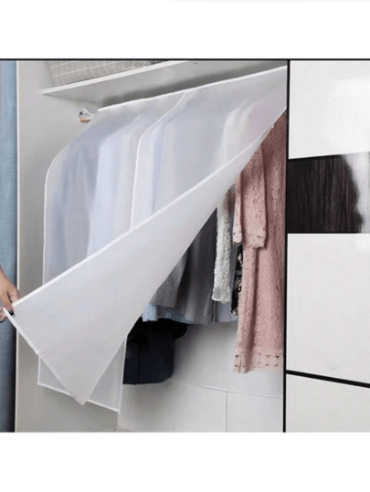 كيس غطاء شفاف للملابس، حافظة ملابس معلقة، كيس تخزين الملابس، كيس ملابس، كيس تفريغ الهواء لتنظيم خزانة المنزل
