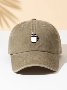 1pc Washed Casual Baseball Cap With 4 Cute Sea Turtle Design, Fashionable & Versatile, Sun Protection, Suitable For Outdoor Sports, Adventure, Beach Vacation, Unisex - Washed Cap - View 16