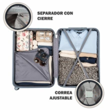 Maleta de Viaje 10KG con ruedas 360 y Asa Telescòpica - Beis - Ver 10