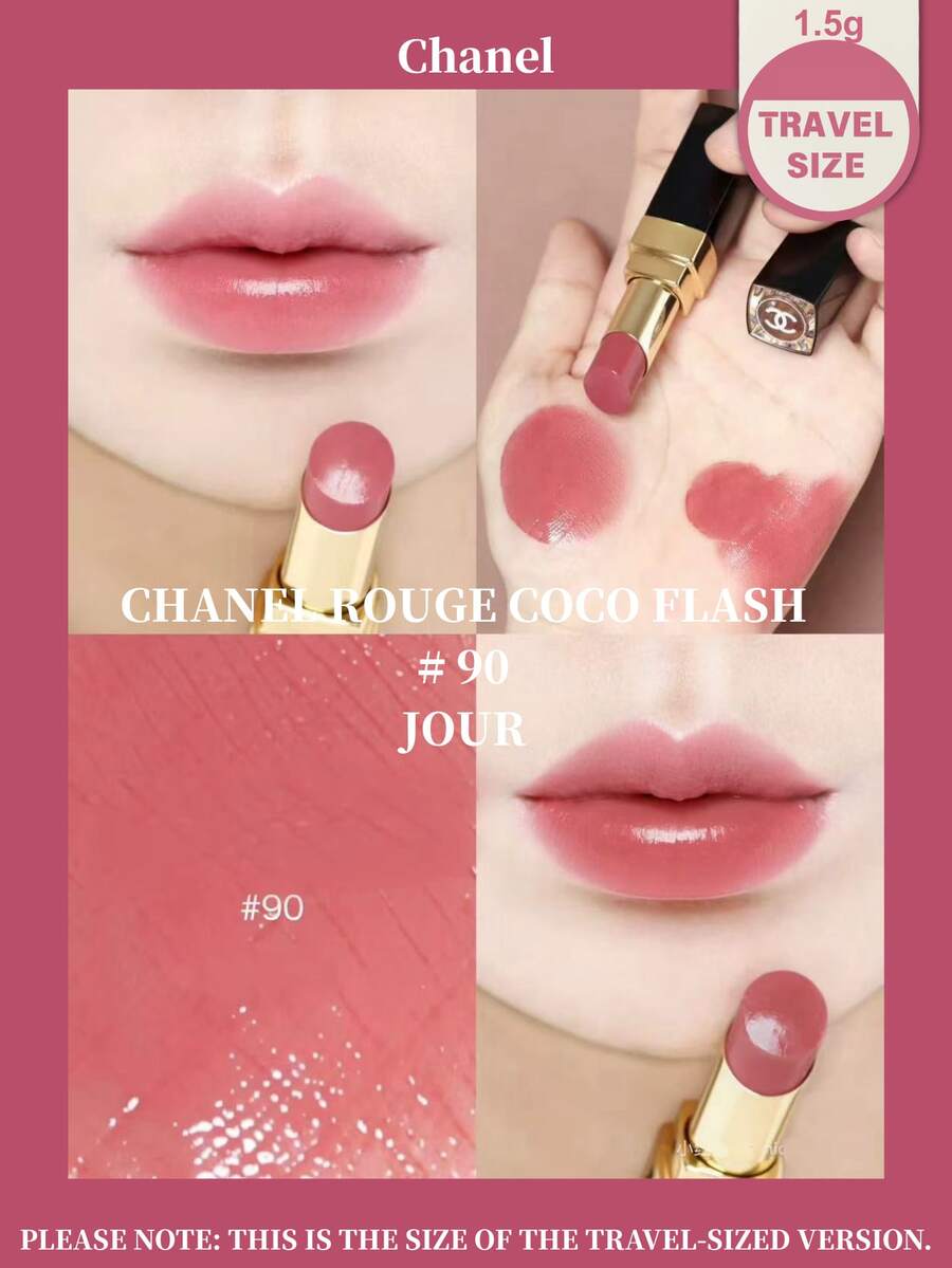 [Kích thước du lịch - #90 - 1.5g] Son môi Chanel Coco Mademoiselle Luminous Lip Colour 90 - Dùng ban ngày 1.5g - #90-1,5g - Xem 1
