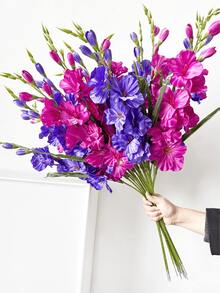 6支77厘米仿真马蹄莲，适用于墙面、客厅、卧室、婚礼、派对装饰、桌面摆设。可用于家居、桌面、厨房、婚礼、餐桌、中心装饰、办公室、花园、户外、房屋、庭院装饰，适合春、夏、秋、冬四季。 - 彩色 - 查看 1