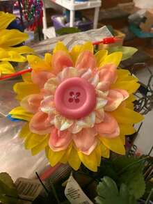 5/10入 3.4cm/4.8cm/6.0cm 大號手工玩具DIY裝飾鈕扣，隨機顏色與尺寸，適用於DIY衣物裝飾、麻布緞帶繩DIY婚禮麻繩手工藝禮品派對裝飾 - 彩色 - 查看 6