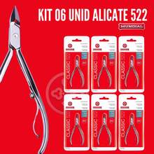 Alicate de Cutícula Mundial 522 Profissional – Corte Preciso e Alta Durabilidade - Prata - Visão 2