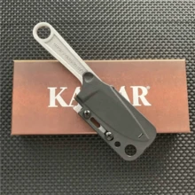 Tactical Outdoor Survival Knife Kydex Sheath | Multi-Function Camping/Pocket/Fruit Knife | Holiday Gift Collectible Blade - Multicolor - View 7