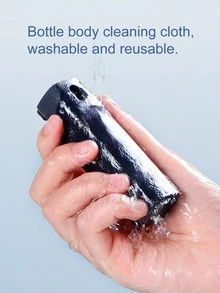 2-In-1 Ultra-Fine Fiber Screen Cleaning Spray Set, Includes Ultra-Fine Microfiber Cloth For Wiping Phones, Glasses Cleaning Cloth, And Phone Cleaning Tool, Suitable For Phones, Tablets And Computers - Light Grey - View 3