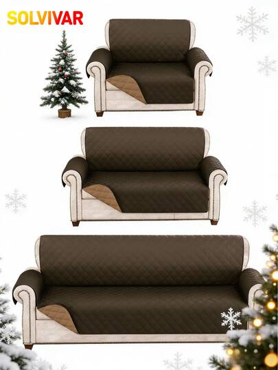 Funda Protectora para Sofás Individual/Doble/Triple Plaza - Impermeable Anti-humedad, Bloquea Manchas/Sudor/Desgaste/Arañazos de Gatos y Perros, Tela Doble Cara Lavable en Máquina, Ideal para Hogares con Niños/Mascotas + 4 Colores Vibrantes, Regalo Práctico para Madres/Navidad