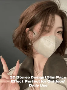 10/50/200片装夏季3D超薄口罩，男女通用，黑白两色，三层透气独立包装