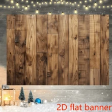 2D Flat BannerRetro Wooden Wall Backdrop Cloth - Polyester Background For Photography And Party Decor - No Electricity Needed - Available In Multiple Sizes