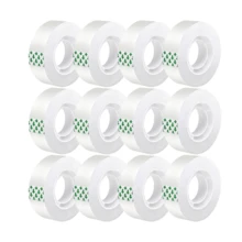 Transparent Adhesive Tape Roll, Non-Waterproof PP Material, Suitable For Gift Packaging, Packaging, Arts And Crafts, Plastic Surface Compatible, High-Quality Transparent Tape Refill For New Year, Compatible With Dispenser