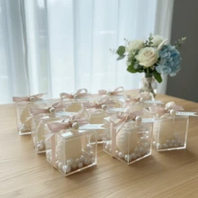 Bộ 6 nến hình vỏ sò kèm ruy băng hồng, ngọc trai và thiệp cảm ơn, thích hợp làm quà tặng đám cưới, quà tặng mừng em bé, trang trí nhà cửa, trang trí theo mùa, tiệc tân gia và các sự kiện ngày lễ. - trắng - Xem 10