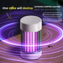 SOKANY USB Powered Mosquito Repellent Lamp, Mosquito Killer Lamp, Insect Trapping Lamp. Detachable And Portable. Uses UV Light Technology. 360-Degree High Voltage Shock. Two Lighting Modes (Insect Trapping Mode And Night Light Mode), Ideal For Bedroom, Dorm, And Camping. Essential For Summer Mosquito Control. - White - View 7