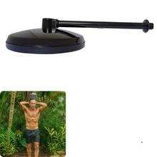 Chuveiro  para banheiro chuveirão ducha preta para piscina grande para área externa cascata quintal - Multicolorido - Visão 3