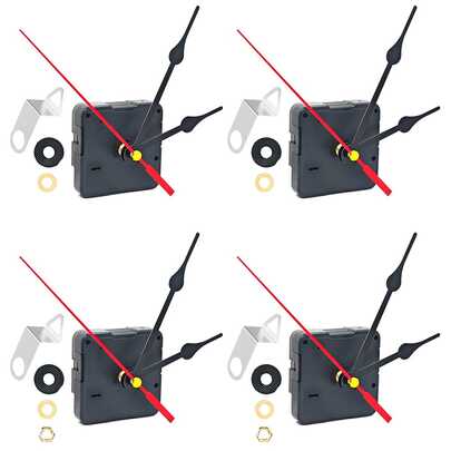 1/4 Set, Classic 18mm Quartz Clock Movement DIY Repair Parts, Clock Replacement Mechanism, Home Decor