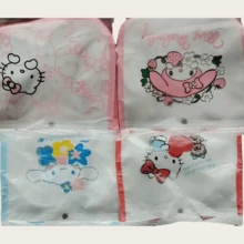 Sanrio Authentic Kitty 1 Piece New Handbag, Bento Bag, Tote Bag, Canvas Bag, Cute Dog Pudding, Dog Merlot, Dog Blue, Melody, Pink - Multicolor - View 15