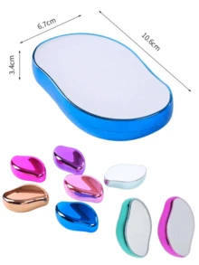 Piedra Depiladora| Depiladora de mujer reutilizable de vello a base de cristales | Depilador de vello sin dolor | Borrador de vello | Exfoliación (Al azar) - Multicolor - Ver 6
