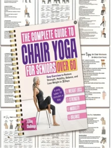 1pc Yoga & Wellness Exercise Guide Chart, Suitable For Seniors Aged 60 And Above - Multicolor - View 2
