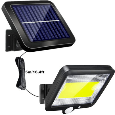 100 LED Solar Powered Motion Sensor Light, 10 Hours Runtime, Waterproof Solar Panel Night Light For Outdoor Patio, Porch, Pathway, Garden, Garage