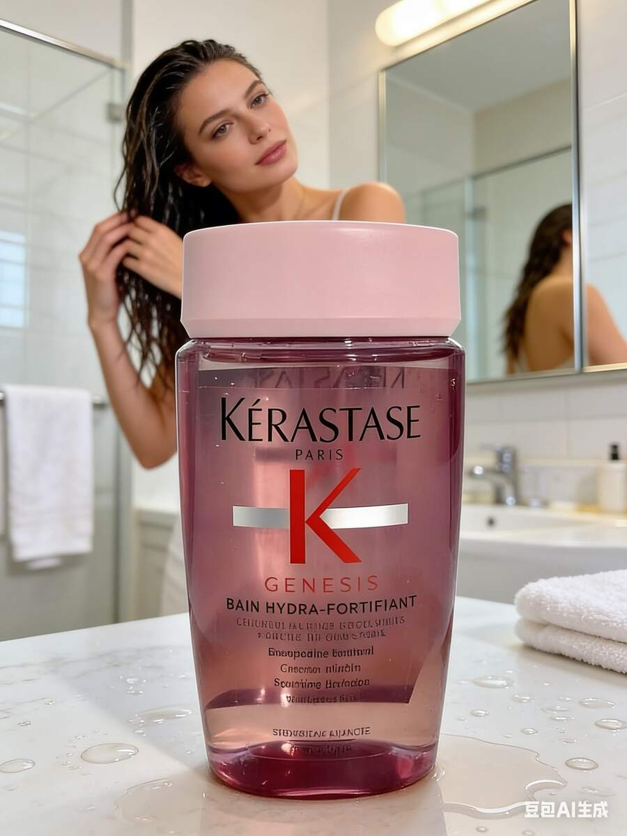 卡诗 (Kérastase) 80ml GENESIS 强韧洗发露，专为脆弱发质设计，蕴含生姜根和二肽，控油去屑，增加发量和光泽，柔滑配方，花果香，适合每日使用，滋养受损发质。 - 無色 - 查看 1