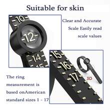 1pc/2pcs/3pcs Bracelet/Ring Sizer Tool, Measure Bracelet Inner Diameter Ruler 12-22, Bracelet Circumference Measuring Tool, Bracelet Measuring Tape, For DIY Jewelry, Jade Bangle Measurement, Essential For Handicraft Enthusiasts