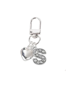 Pandantiv personalizat în formă de inimă, poate fi gravat cu inițială, breloc în formă de inimă, pandantiv personalizat pentru geantă, cadou, breloc, accesorii unice pentru telefon, design minimalist, potrivit pentru portofele și accesorii pentru telefon de damă, cadou perfect pentru prieteni, familie sau iubită, accesorii pentru exterior, accesorii pentru petreceri, cadouri, suveniruri, pandantive pentru genți de damă, accesorii auto, cadouri pentru femei și fete