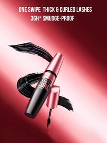 HYPER CURL MASCARA #BLACK 9.2ML/0.31FL.OZ,One Swipe Thick & Curled Lashes, 36H Smudge-Proof with Sky-High Curl Black Technology, 4-in-1 Protection (Waterproof/Sweatproof/Tear-Proof Technology, 4-in-1 Protection (Waterproof/Sweatproof/Tear-ProProof), Beping-Frush唱& Curl - 黑色 - 查看 6