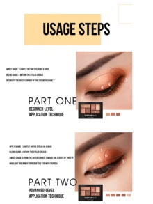 Maybelline 6.1g/0.21oz City Mini Eyeshadow Palette (Intoxicating Moment), High-Pigment Versatile Shades For Shimmery Eye Makeup, Long-Lasting Non-Powdery Formula With Classic Semi-Matte And Micro-Shimmer, Diamond-Like Radiant Mousse Texture, Smooth Matte Finish, Ideal For Beginners, Students, Office Workers, Daily Commute, Outings, Parties, Sunset Makeup Looks, A Great Gift For Friends Or Girlfriends. - Intoxicating Moments - View 10