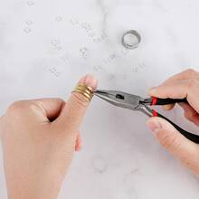 1pc/3pcs/5pcs Stainless Steel Round Ring Opener Tool, Jewelry Making Handcraft DIY Accessory Tool (Gold)