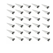 10/20/30件装不锈钢牛角面包模具，烘焙模具，适用于制作派对甜点，如牛角面包、巧克力牛角面包、奶油卷、冰淇淋蛋筒等。 - 銀色 - 查看 11
