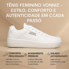 Women's Casual Sneakers - Versatile - Guaranteed Comfort For All Occasions - Sizes 34 To 43 - Casual, Elegant, Lace-Up, Outdoor, Party - 白色/白色 - 查看 4