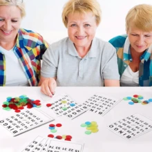 60张宾果卡，家庭宾果游戏卡，每张卡片上的数字都独一无二，适合房间、派对、家庭娱乐等场合。 - 黑與白 - 查看 6