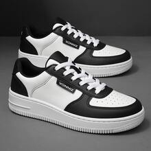 Women's Casual Sneakers - Versatile - Guaranteed Comfort For All Occasions - Sizes 34 To 43 - Casual, Elegant, Lace-Up, Outdoor, Party - 白色/黑色 - 查看 1