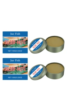 [200克] 焊膏，免清洗焊油，易于涂抹焊锡，焊点牢固，专业机械焊接和维修，适用于焊接电线、PCB、不锈钢和18650电池（3.5盎司罐装）。 - 彩色 - 查看 11