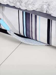 可伸缩除尘拖把，超细纤维除尘布，适用于床底清洁，也可用于清扫灰尘和擦拭沙发缝隙；加长拖把，可用于拖地、家庭清洁和学校季节性清洁工具 - 彩色 - 查看 4