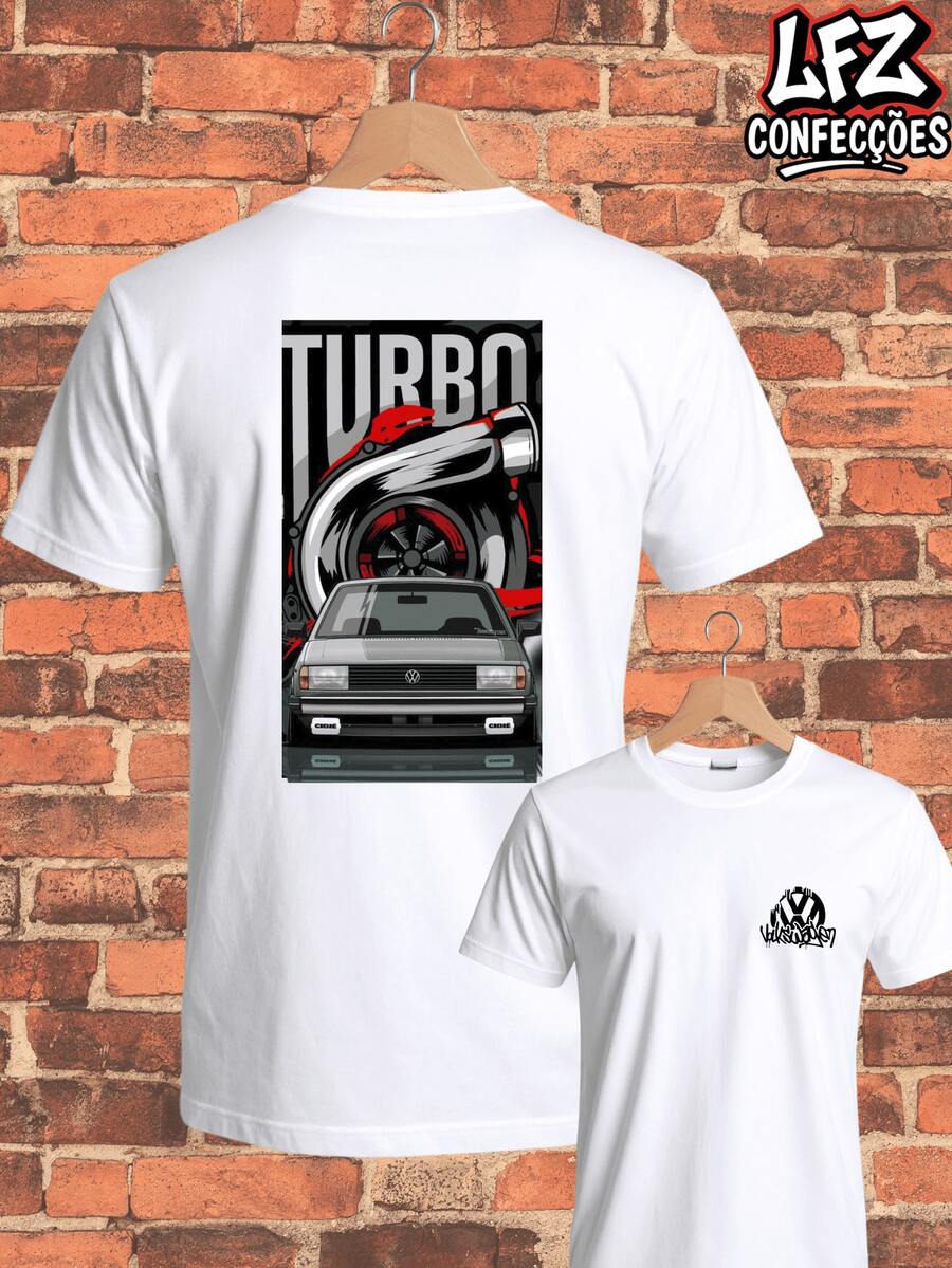 Square Goal Turbo Turbine Speed T-Shirt Shirt Blouse Unisex 100% Cotton Premium Top Streetwear New Release Immediate Shipping!! Plus Size - 白色 - 查看 1