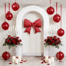 Conjunto de 1 Balão Decorativo para Festas, Inclui Balões de Látex de 18 Polegadas, Fita de Poliéster de 2,5 cm, Laço Extra Grande, Ideal para Festa de Noivado, Decoração de Ambientes, Decoração de Festas, Casamento, Dia dos Namorados, Aniversário, Reunião Familiar, Diversas Opções de Cores - Multicolorido - Ver 2
