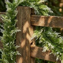 5.8FT Pink White Artificial Vine Garland For Wedding Decor, Realistic Faux Silk Flower Garland For Romantic Room Decoration, Bridal Shower, Arch, Wall, Stairs, Indoor Outdoor Party Decor, Spring Easter Home Decor