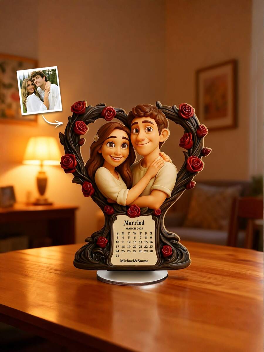 1件定制情侣照片牌匾,个性化木质牌匾,定制情侣礼物,定制年份木质牌匾装饰品,个性化相框,定制照片牌匾,情侣照片牌匾印刷品,结婚礼物,周年纪念礼物,乔迁礼物,母亲节礼物,父亲节礼物,送给妈妈/爸爸的礼物,送给他的礼物/男友/丈夫的礼物,送给她的礼物/女友/妻子的礼物 - 木製款 - 查看 1