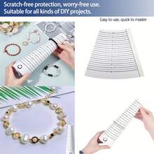 1pc/2pcs/3pcs Bracelet/Ring Sizer Tool, Measure Bracelet Inner Diameter Ruler 12-22, Bracelet Circumference Measuring Tool, Bracelet Measuring Tape, For DIY Jewelry, Jade Bangle Measurement, Essential For Handicraft Enthusiasts