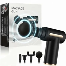 6/32 Speed Muscle Relaxation Massage Gun, Suitable For Full-Body And Arm And Back Massage, Deep Tissue Massage Gun, Handheld Electric Muscle Massager, Suitable For Sports And Fitness - Đen Xám - Xem 16