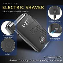 LQT 1/2/4pcs [Haircutting Tools] Professional Men's Haircut Kit, Wireless Beard Trimmer Set, USB Rechargeable Men's Hair Clipper, Portable Electric Shaver, Suitable For Home And Travel Grooming, Father's Day Gift, Men's Christmas Gift, Men's Present - Multicolor - View 8