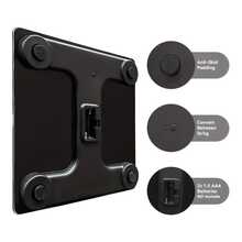 SOKANY 396lbs Capacity Smart Electronic Bathroom Scale, Battery Powered (2 AAA Batteries), With Temperature Display And High-Definition LED Display, Single Button On/Off, Auto On/Off, Tempered Glass Material. Suitable For Home And Gym Use, Essential For Fitness And Weight Loss. - Multicolor - View 5