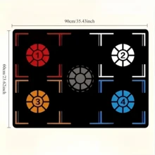 1 件装篮球运球训练垫，降噪防滑，带有运球圆圈设计，可提高控球技巧，篮球训练器材 | 静音训练垫 | 耐用篮球垫，适合室内运球练习，青少年和运动员适用，体育用品，运动配件，篮球配件，篮球运动，男士礼物，生日礼物 - 彩色 - 查看 8