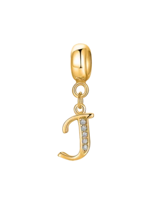 1 Pc Fashionable 925 Sterling Silver A-Z Letters Exquisite Letter Pendant Charm Bead For Women Fit Bracelets Bangles DIY Jewelry Making Anniversary Gift Fine Ladies Jewellery - Exquisite Letters - View 34