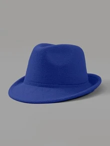 1pc Women's Hat, Solid Color, Bohemian Style, Metal Hat Band Decoration, Suitable For Daily Commute - Top Hat - View 22